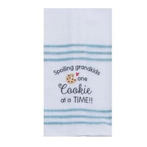 Spoiling kids one cookie at a time kitchen towel